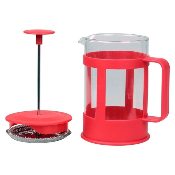 Brand New- Red French Press Coffee & Tea Maker - Picture 3 of 3